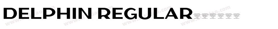 Delphin Regular字体转换